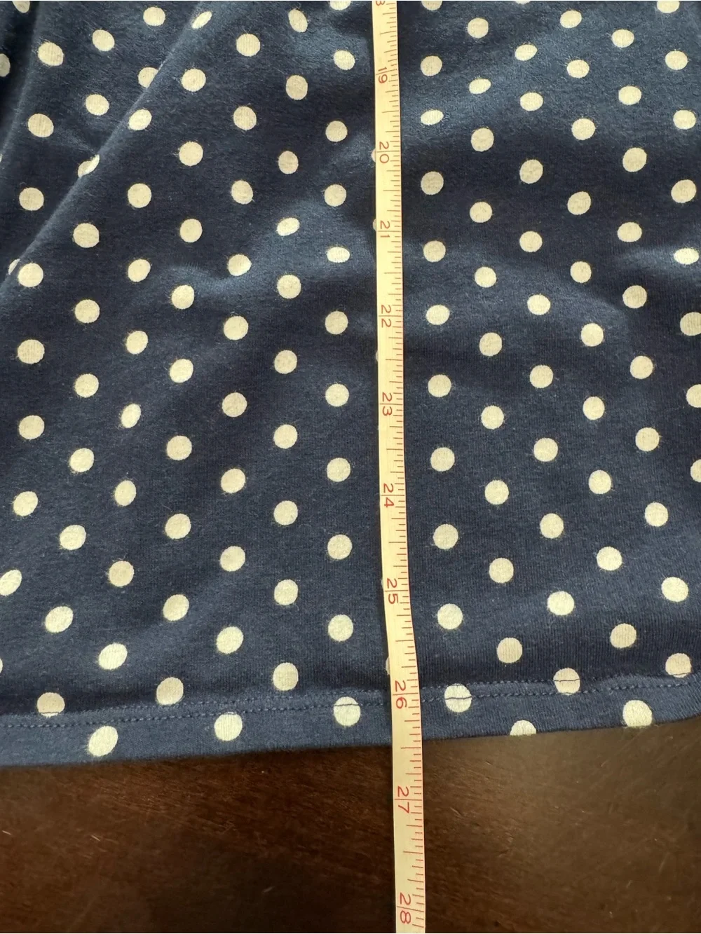 Vineyard Vines Navy and White Polka Dot Tee Dress